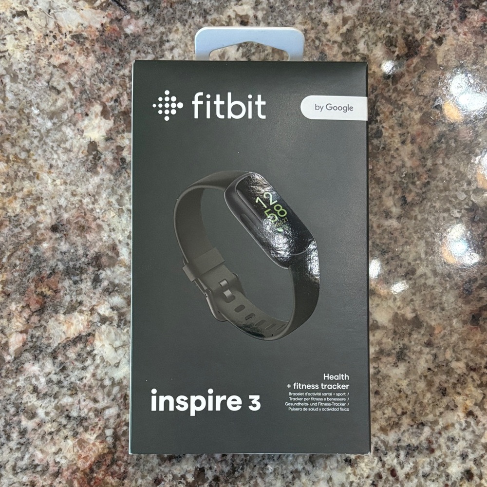 NIB Fitbit Inspire 3 Black Smartwatch